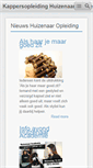 Mobile Screenshot of kappersopleiding.info